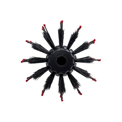 Cricket Static Free RPM 12 Row Deluxe Boar Bristle Round Hair Brush for Blow Drying, Curling and Styling Roller Hairbrush for Medium Length Hair, Facial Hair Grooming and All Hair Types