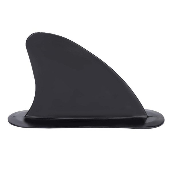 Kayak Tracking Fin,Durable Black PVC Skeg Tracking Fin Integral Fins for Kayaks Canoes Rowing Boats