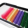Bodermincer 8-20mm to Choose 12 Lines 7 Colors Mixed One Tray False Eyelashes Individual Eyelash Extension Eye Lashes Individual Eyelash Extension Rainbow Colored Natural (14mm)