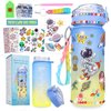 cviokrdu Decorate Your Own Water Bottle Kits for Boy Age 4-6-8-10-12,Water Bottle Diamond Art for Kids and Stickers for Kids,Crafts Girls Toys Birthday Christmas(Astronaut)