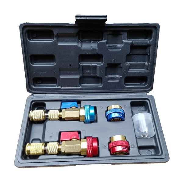 SY66 Automotive AC R134A R1234YF Valve Core Remover and Installer Tool Set, for Standard and JRA Valve Core Couplers (SY66-R1234YF)