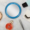 Zadro 5X Two-Sided Acrylic Compact Mirror, 4-Inch, Blue