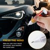 Ouzorp Car Touch Up Paint Black Fill Pen Scratch Repair Two-In-One