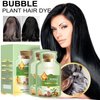 Bubble Hair Dye,Plant Bubble Hair Dye,Natural Plant Hair Dye,Bubble Plant Hair Dye,New Botanical Bubble Hair Dye 20ml 10Packs/Box (Chestnut Brown)