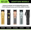 FX707C2 Replacement Blades for All BaBylissPRO FX787 & FX726 Trimmers, GOTTOG Zero-Gapped Replacement Blades Compatible with BaByliss Trimmer Blades (FX707C2) - Mulitcolor