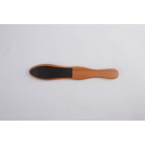 Bass Brushes | Deluxe Foot File  |  Pure Bamboo Handle  |  Dark Finish  |  Model F2 - DB