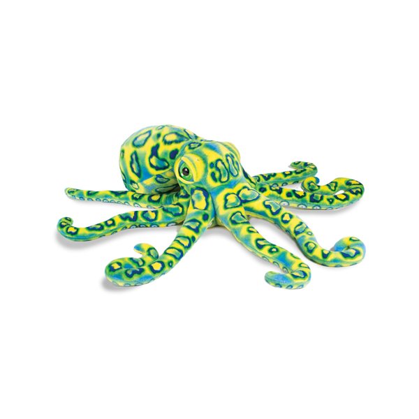 Real Planet Sea Life Plush - Realistic Stuffed Animal Gift for Kids All Ages, Ocean Marine Creature Plushie, Christmas Birthday Gifts (Blue Octopus, 29")