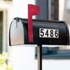 Outus 240 Pieces 10 Sheets Numbers Stickers Mailbox Numbers Self Adhesive Vinyl Numbers for Residence and Mailbox Signs (2 Inch, Black on White)