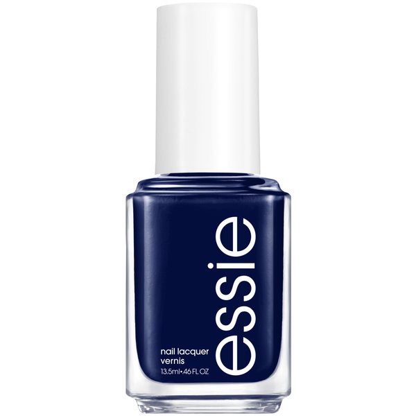 essie Salon-Quality Nail Polish, Vegan, Fall 2023, Dark Blue, Step Out of Line, 0.46 fl oz