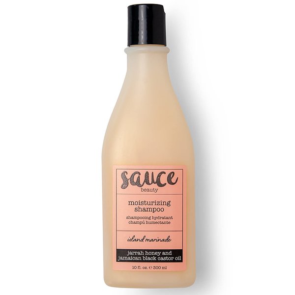 SAUCE BEAUTY Island Marinade Shampoo - 10 Fl Oz Black Castor Oil Shampoo for Frizzy, Dry & Damaged Hair - Sulfate & Paraben-Free Moisturizing Shampoo for Fine Hair (Island Marinade)