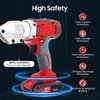 INPAITOO 21V Heavy Duty Electric Metal Shear, 600W,1300r/min Speed Swivel Head Electric Metal Cutter Shear, Heavy Duty Metal Power Cutting Tool, Cordless Tin Snips Cutter Scissor for Stainless Steel