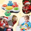 Toys for 1 + Year Old Girls & Boys, Montessori Toys for First Birthday Gifts, 4 Models Learning Toddler Toys Drum with Musics and Lights, Christmas and Birthday Gifts for Kids Aged 1-3