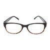 Calabria 4373CB Designer BiFocal Reading Glasses +4.00 Black Tortoise Women Bi-Focal Readers Cheater Eyeglasses w/Soft Case