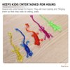Stretchy Sticky Lizards Toys Elastic Lizard Toys Stretchy Sticky Animal Toys for Party Favors, Birthday , Classroom Prizes, Goodie Bag, 12Pcs