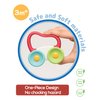 BaBeloved My First Car Baby Teething Toys Multiple Sensory Montessori Baby Teether Toys Soft Food-Grade Teethers for Babies Rattling Teething Relief, Chew Toy for Babies 0-12 Months, BPA Free