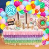 Sweet Candy Balloon Garland Arch Kit - Rose Red Teal Blue Yellow Balloons Neon Balloons Arch Candy Lollipop Balloons for Girls Rainbow Candyland Birthday Baby Shower Christmas Party Decorations