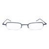 EYEGUARD 2 Pairs of Classic Spring Hinges Readers in Slim Pen Clip Portable Aluminum Hard Case Reading Glasses