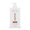 Native Body Lotion Contains Naturally Derived Plant-Based Moisturizers for Women and Men | Restores Dry Skin, Coconut & Vanilla, 16.5 fl oz