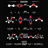 EXBEPE Organic Chemistry Molecular Model Kit 206pc Middle,High School Supplies, Educational Science Set Gift for Student to Learn Structure and Reactions
