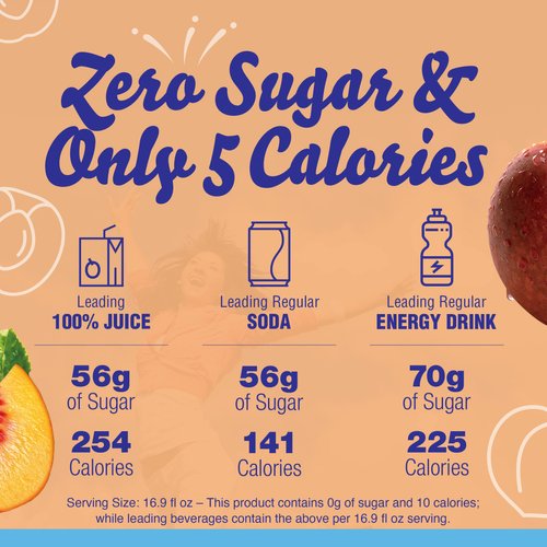 Crystal Light Sugar-Free Peach Iced Tea On-The-Go Powdered Drink Mix 10 Count (Pack of 12)