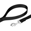 Country Brook Petz - Vibrant 25 Color Selection - Nylon Dog Leash (5/8 Inch Wide, 6 Foot, Black)