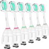 Ofashu Replacement Toothbrush Brush Heads for Philips Sonicare E Series Essence Elite Xtreme Advance CleanCare All Screw On Electric Toothbrush 7022/66, 6 Pack