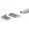 Western Razor Premium Safety Razor, MADE IN USA, with 5 Refill Blades, Chrome