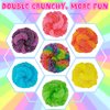 Okaybee 6 Pack Bingsu Crunchy Slime Kit, Rainbow Slime for Kids, with Cute Slime Charms & Add-ins, Slime Party Favors Sensory Toys, Holiday Birthday Easter Hallowmas Christmas Girls Gift & Boys Gift