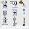 Faucet Aerator For Sink Faucet Adapter Garden Hose Adapter Sink Aerator - Faucet To Hose Adapter Kitchen Sink Aerators Male To Female Hose Adapter Bathroom Sink Aerator