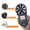 BTMETER BT-866A Pro Handheld HVAC Anemometer for CFM Air Flow, Wind Speed Meter Gauge Measures Wind Velocity Temp%RH Dew Point with USB Sync to PC