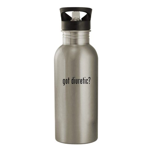got diuretic? - 20oz Stainless Steel Water Bottle, Silver