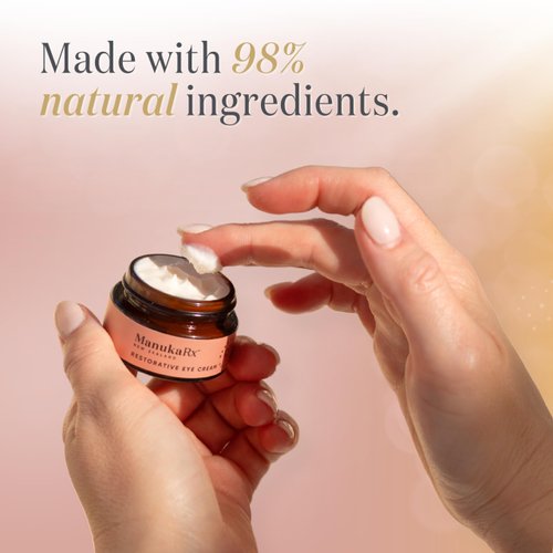 MANUKA RX NEW ZEALAND Pro-Aging Eye Cream | Soothing eye cream for dark circles and puffiness | Anti Aging Eye Cream | Reduces wrinkles, and fine lines around delicate eye area