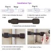 Child Safety Cabinet Locks for Baby Proof,Child Proof Safety Locks for Cabinets,Drawers,Cupboard,Oven,Fridge(Brown Cabinet Locks-8Packs)…