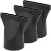 Baluue Hair Dryer Diffuser Attachment 3pcs Plastic Hair Dryer Nozzle 2 Blow Dryer Nozzle Replacement Narrow Concentrator for Hair Styling Tool Hood Cover Accessories