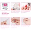 MIILYE Nail Polish Remover Foil Wraps for Acrylic/Dip Powder/UV/Gel/Polish Varnish Soak-off Removal, with Pre-attached Lint Free Pad (100x Gel Nail Polish Remover Wraps)