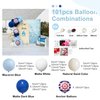 MYDECORBL Balloon Garland Kit,101PCS 5 10 12 15 18 Inch Dark Blue Nautical Anchor Party Balloons for Birthday Baby Shower Navigation Theme Sailor Party Birthday Outdoor Party Decoration Supplies