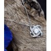 Amangny Reusable Wife Gifts, I asked my wife for a little help around The house, and she, Birthday Love Knot Silver Necklace for Wife, Present, Gift ideas, Anniversary, Christmas