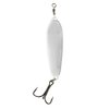 War Eagle Custom Lures Jigging Spoon Fishing Lure with Built-in Swivel and EWG Treble Hook, White, 1/2 oz