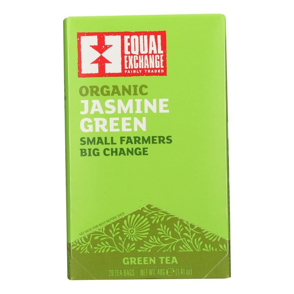 Jasmine Green Tea Organic 20 Bags (Case of 6)