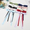 10 PCS Hair Bows for Women, Satin Hair Ribbon with Long Tail Bowknot Hair Clips for Women Girls, Hair Barrettes with Bow Accessories