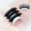 Volume Lash Extensions .10 C Curl D Curl Individual Eyelashes Faux Mink Lashes Professional Salon Tray Silk Lash Russian Eyelash Extension Semi Permanent Lashes Natural Classic .10 .15 .07 J B