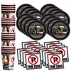 Tow Truck Birthday Party Supplies - Big Truck Birthday Supplies Set Includes Plates, Napkins, and Cups | Tableware Kit for 16