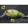wLure Minnow Crankbait for Bass Fishing Bass Lure Jerkbait Fishing Lure (HC15KB, with Tackle Box)