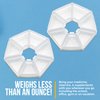MEDca Weekly Pill Organizer Clear 7-Sided Pill Reminder, Round Shaped Pack of 2