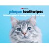 Petkin Cat and Dog Dental Wipes, 40 Wipes (Fresh Mint) - Natural Formula Cleans Teeth, Gums & Freshens Breath - for Daily Use - Convenient Dog Dental Care - 1 Pack of 40 Wipes
