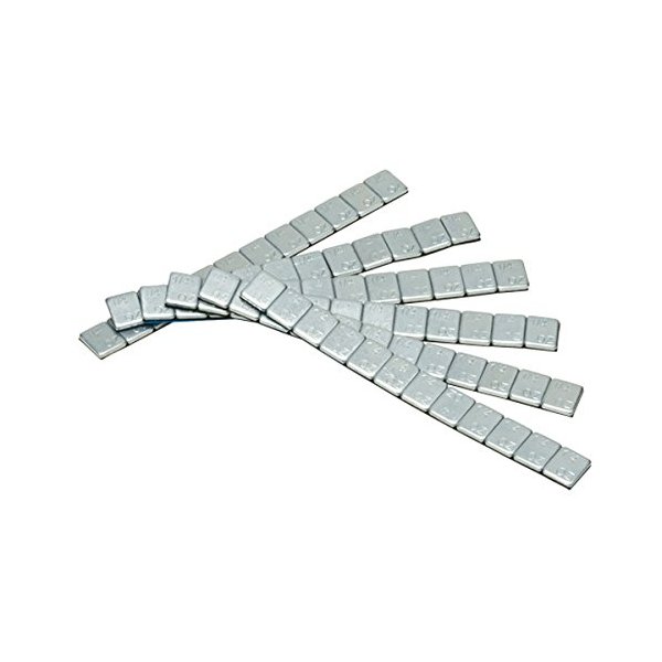 Pit Posse Professional Adhesive Stick On Wheel Weights 1/4oz (0.25oz) for Motorcycle, ATV, Car, SUV, Truck - Low Profile Wheel Balancing Weights with Easy-Peel OEM Quality 6 Strips (72 pcs) (Silver)