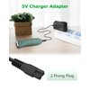 Meridian Trimmer Charger Replacement for Meridian Grooming Electric Shaver Trimmer 5V Charging Cable for Meridian Power Cord Adapter 5V 1A Wall Charger AC/DC Power Adapter with Shaver Brush 6.6FT