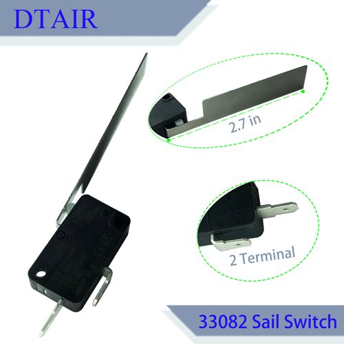 DTAIR 33082 Sail Switch Replacement for Select Dometic Atwood RV Furnace(Pack of 2)