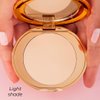 MCoBeauty Miracle Flawless Pressed Powder, Fair Shade, Oil-Control, Soft-Focus Finish with Hydrating Rose Flower Extract & Sweet Almond Oil, Vegan, Cruelty Free Cosmetics
