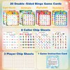 Alphabet Bingo Game Kids Sight Word Bingo Set Number Letter Animal Board Game for Kindergarten Preschool Counting and Matching Skills Development Family Game Night Classic Educational Supplies
